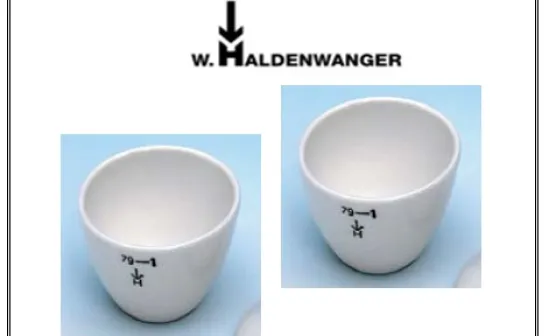 PORCELAIN WARE Crucible, Low Form crucible low form 1