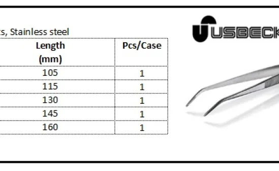 TOOLS Forceps Curved - Fine Point forceps curved fine points