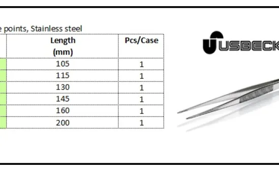 TOOLS Forceps Straight - Fine Points forceps fine points