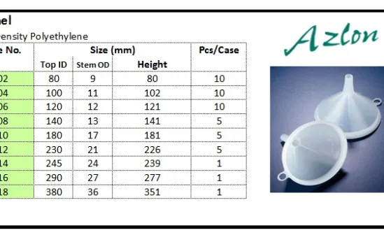 PLASTIC WARE Funnel, HDPE funnel hdpe